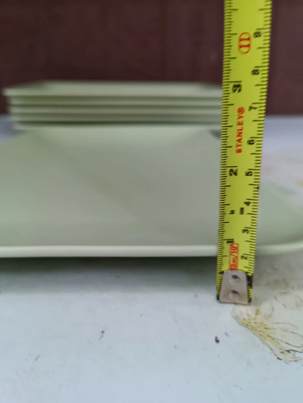 IKEA DINERA rectangle Plates Green
